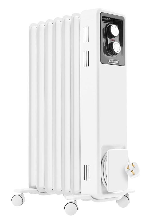 Dimplex 1.5kW Oil-Free Column Heater with Timer & Turbo Fan